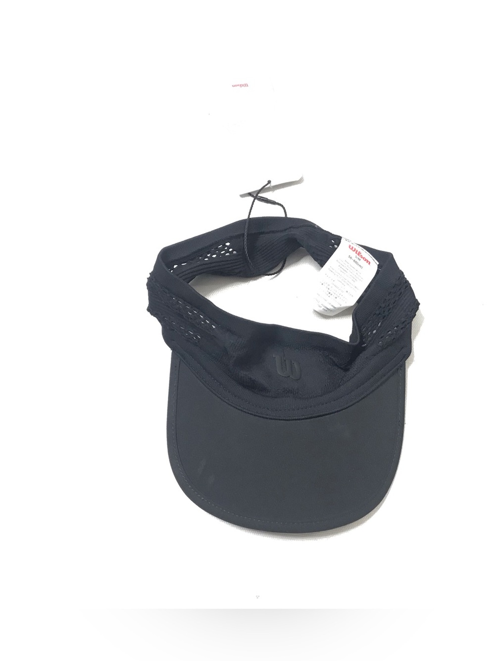 Wilson Seamless Lightweight Performance Visor Women Tennis Hat Cap Black S New
